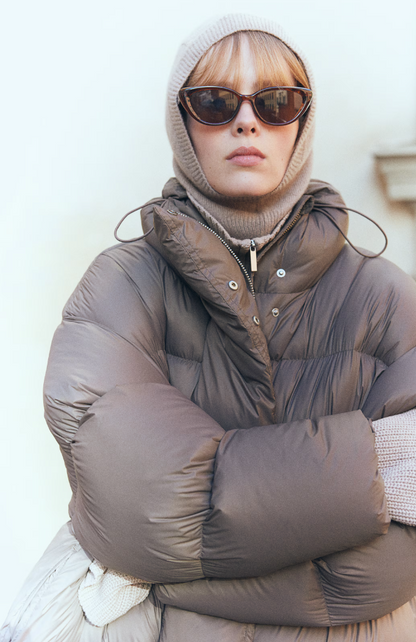 VIOLET - OVERSIZED PUFFER JACKET