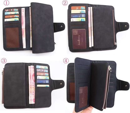 Women's Magnetic Clasp Wallet